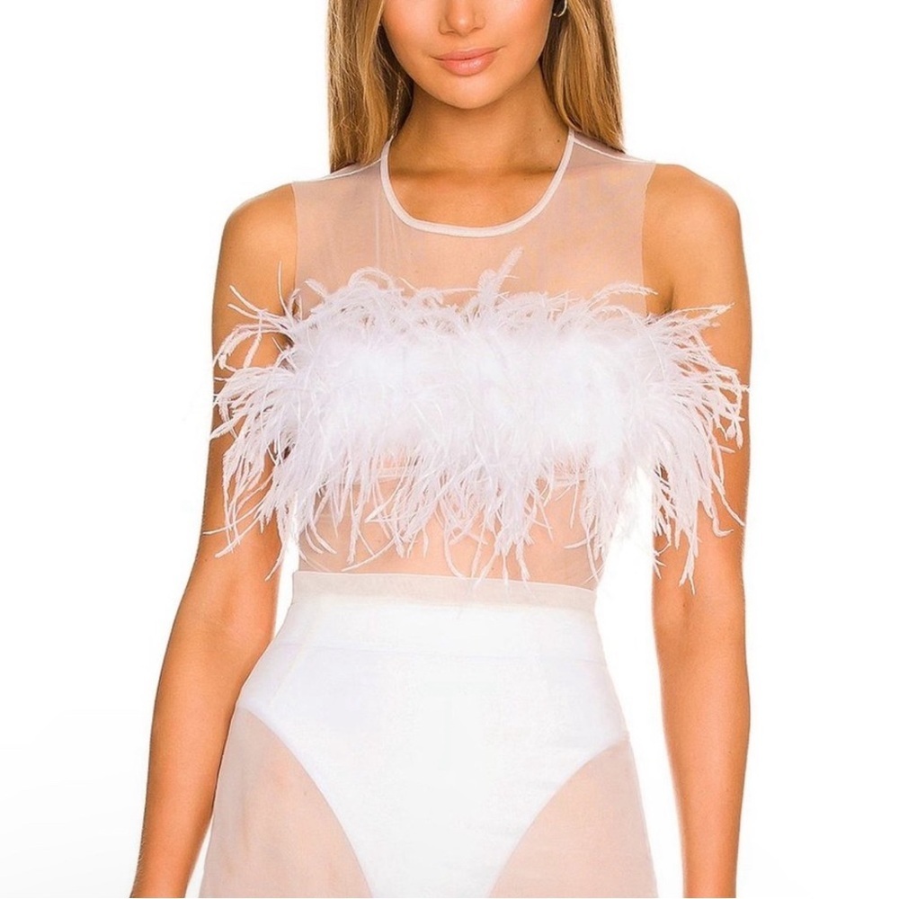 THE BAR Marcel Top in Blanc Size XS